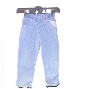 OshKosh B’gosh Baby Light Wash Denim Jeans Elastic Waist Size 18 Months